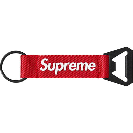Supreme Bottle Opener Webbing Keychain Red – BASEMENT_HK
