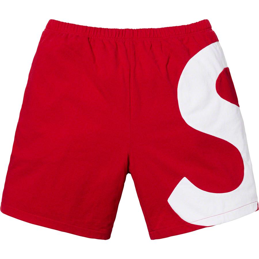 Supreme S Logo Short Red