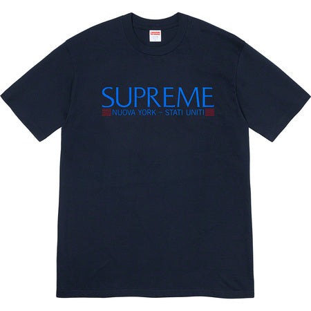 Supreme Nuova York Tee Navy