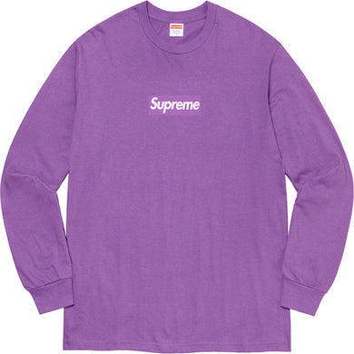 Supreme Box Logo L/S Tee Purple
