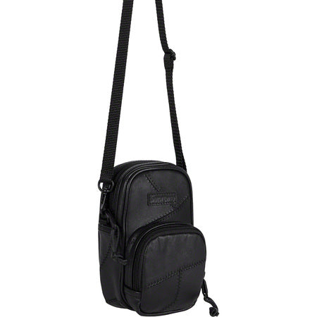 Supreme Patchwork Leather Shoulder Bag Black