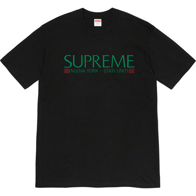 Supreme Nuova York Tee Black