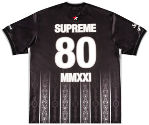 Supreme Arabic Logo Soccer Jersey Black – BASEMENT_HK