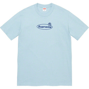 Supreme Warning Tee Blue