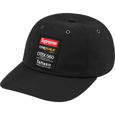 Supreme Cordura Teflon Label 6-Panel Black