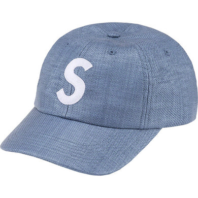 Supreme Raffia S Logo 6-Panel Navy