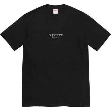 Supreme Classic Logo Tee Black 2022