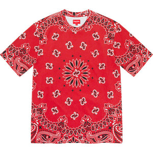 Supreme Small Box Tee Red Bandana