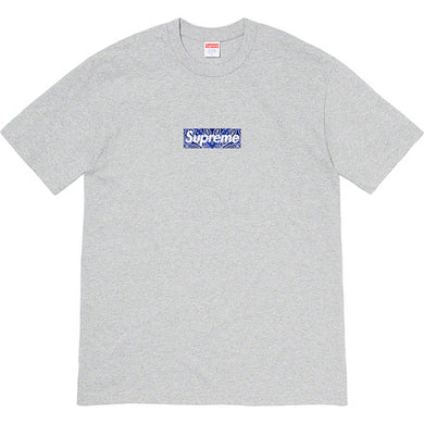 Supreme Bandana Box Logo Tee Grey