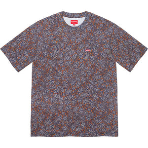 Supreme Small Box Tee floral Navy 21