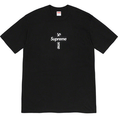 Supreme Cross Box Logo Tee Navy