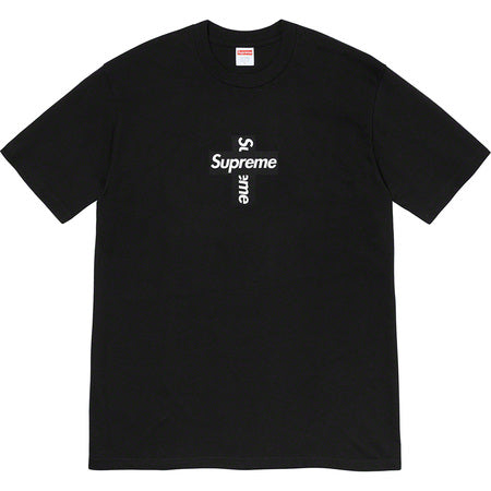 Supreme Cross Box Logo Tee Navy