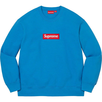 Supreme Box Logo Crewneck Blue