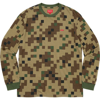 Supreme Small Box L/S Tee Olive Camo