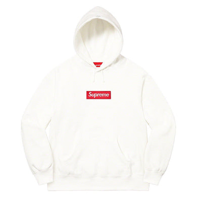 Supreme Box Logo Hooded Sweatshirt White