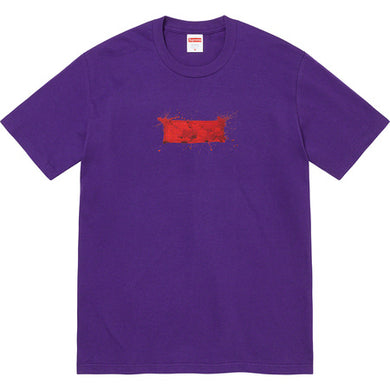 Supreme Ralph Steadman Box Logo Tee Purple