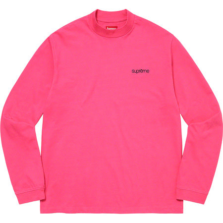 Supreme Mock Neck L/S Top Pink FW22