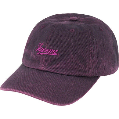 Supreme Washed Twill 6-Panel Purple