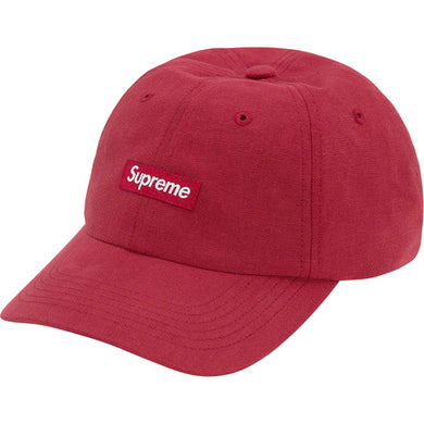 Supreme Brushed Cordura Small Box 6-Panel Burgundy