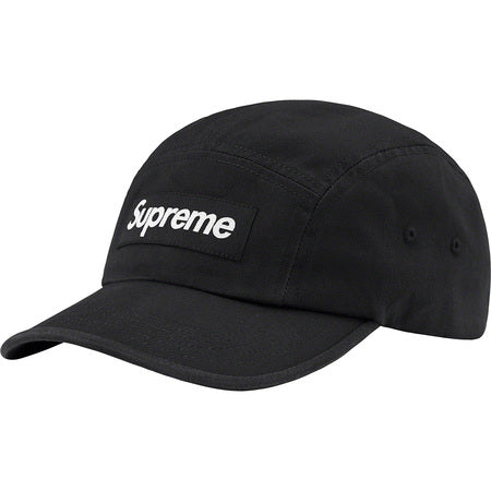 Supreme Washed Chino Twill Camp Cap Black