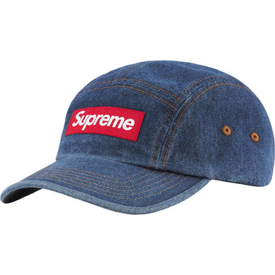 Supreme Washed Chino Twill Camp Cap Denim FW22