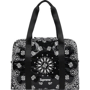supreme tarp bag Supreme Bandana Tarp Small Duffle Bag Black – BASEMENT_HK