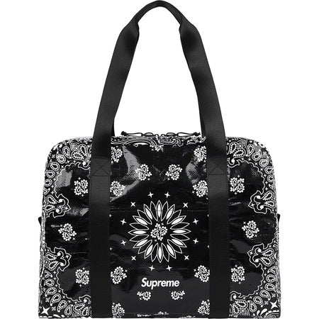 small black tarp Supreme Bandana Tarp Small Duffle Bag Black – BASEMENT_HK