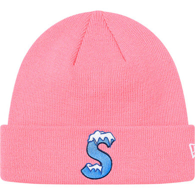 Supreme New Era S Logo Beanie Pink