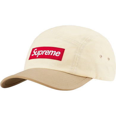 Supreme Waxed Cotton Camp Cap Natural