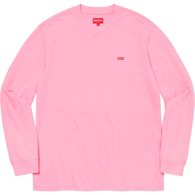 Supreme Small Box L/S Tee Pink