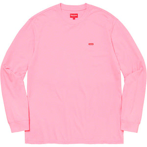 Supreme Small Box L/S Tee Pink