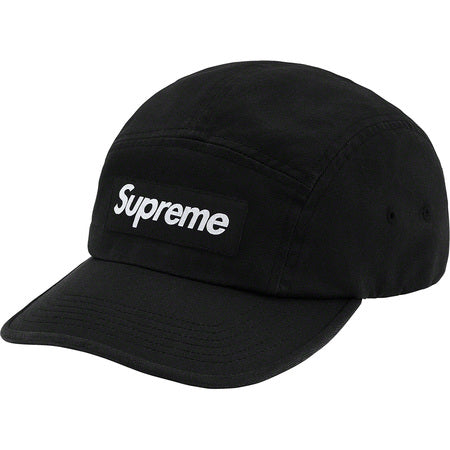 Supreme Washed Chino Camp Cap SS21 Black