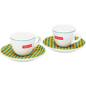 Supreme®/IPA Porcellane Aosta Espresso Set (Set of 2) Teal