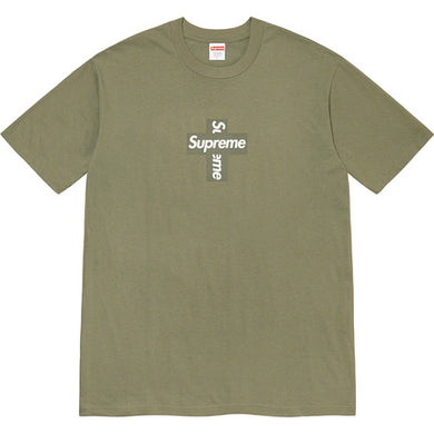 Supreme Cross Box Logo Tee Olive