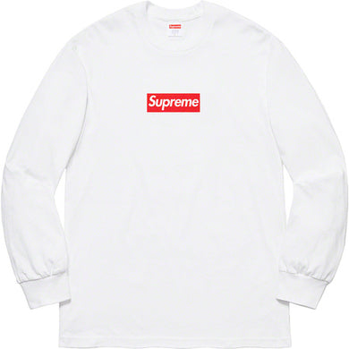 Supreme Box Logo L/S Tee White