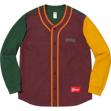 Supreme Color Blocked Baseball Top