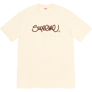 Supreme Handstyle Tee Natural