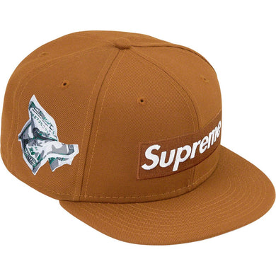 Supreme Money Box Logo New Era Brown