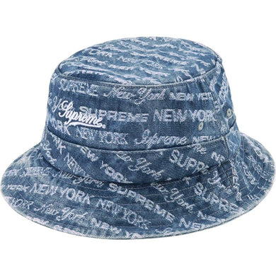 Supreme Multi Type Jacquard Denim Crusher Blue