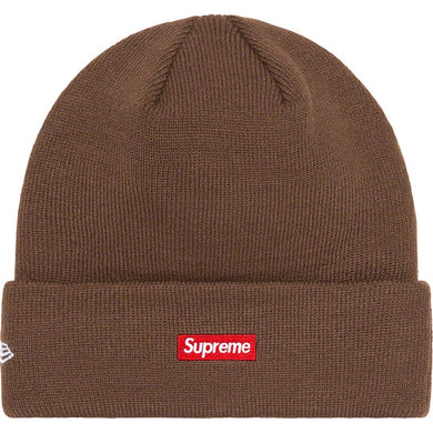 Supreme New Era S Logo Beanie Brown