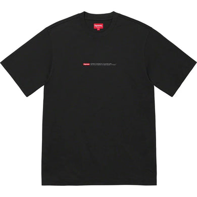 Supreme Property Label S/S Top Black
