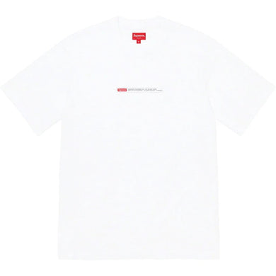 Supreme Property Label S/S Top White