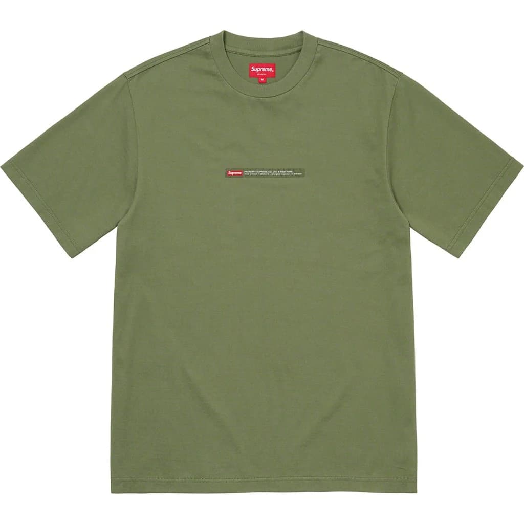 Supreme Property Label S/S Top Olive