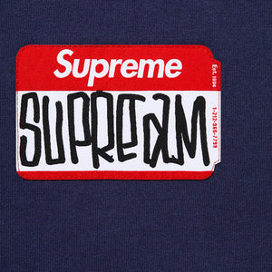 Supreme Gonz Nametag S/S Top Navy