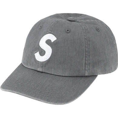 Supreme Pigment Print S Logo 6-panel Grey