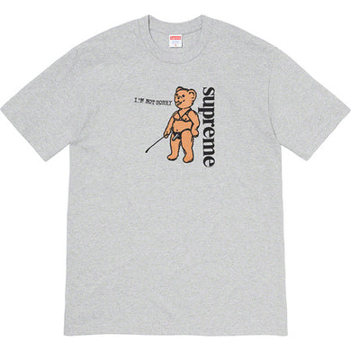 Supreme Not Sorry Tee Grey