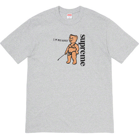 Supreme Not Sorry Tee Grey