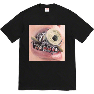 Supreme Braces Tee Black