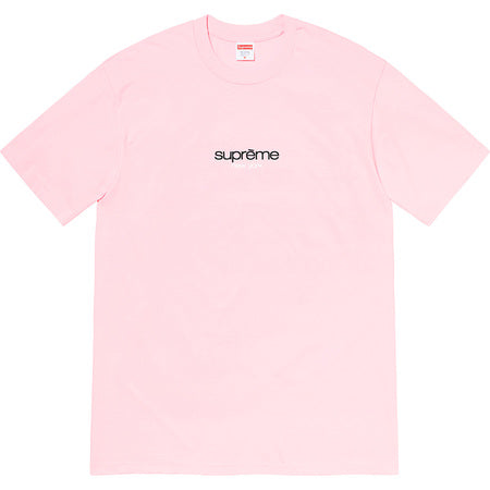 Supreme Classic Logo Tee Pink 2022