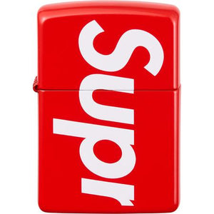 Supreme SS18 Red Logo Zippo Lighter